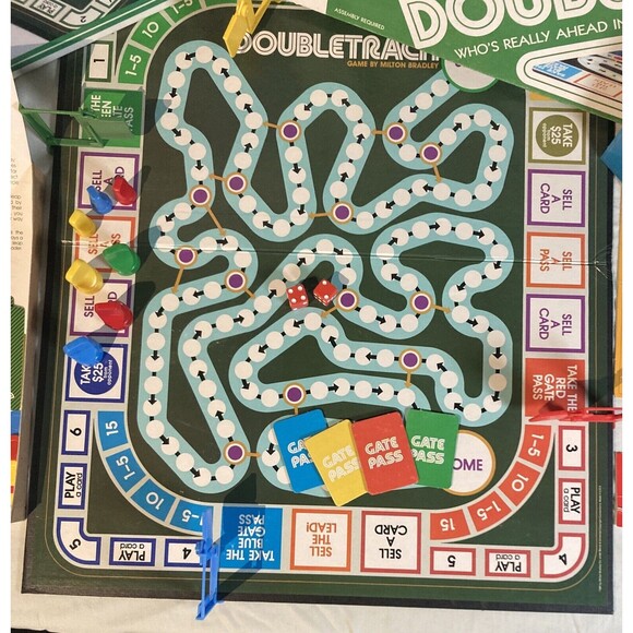 DoubleTrack (1981) Milton Bradley Board Game - Picture 3 of 6